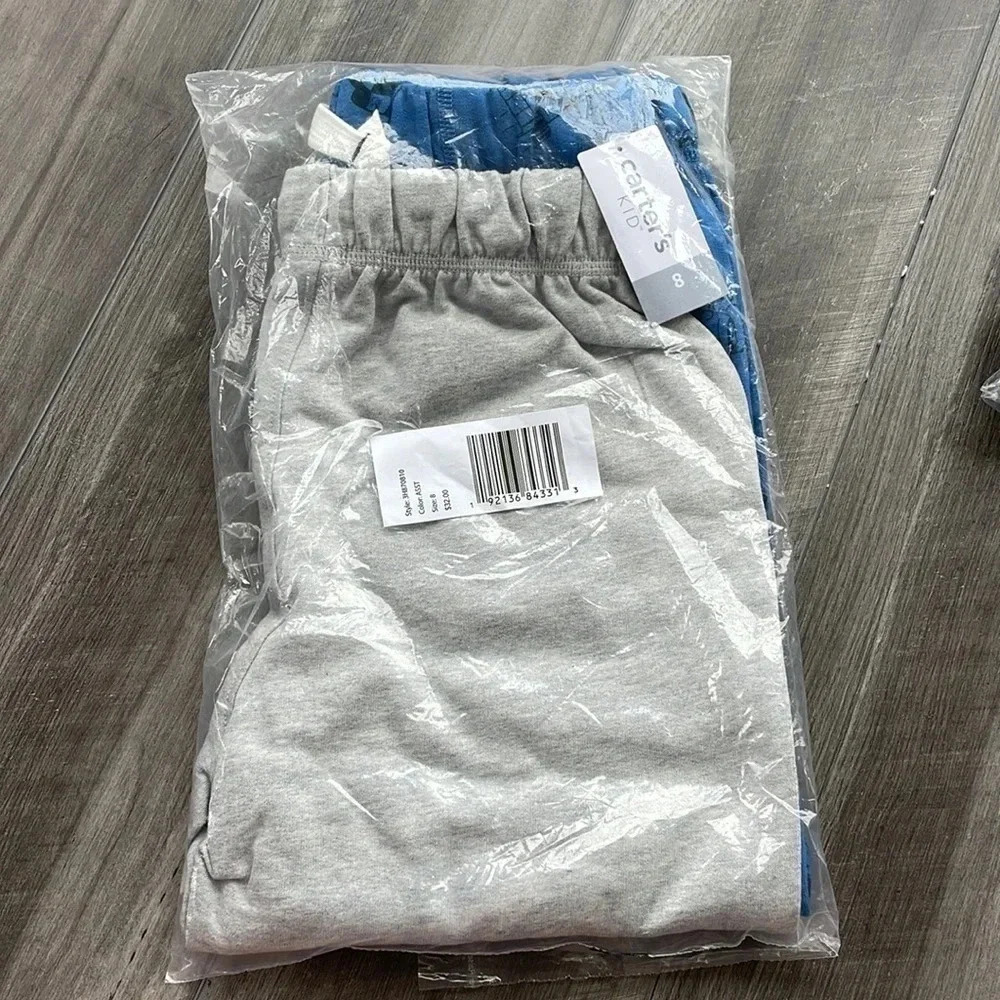 Carter’s Boys 100% Cotton Shorts w/ Functional Drawcord. NWT Multiple color/size - Picture 4 of 5
